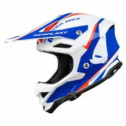 Promo 😍 Fiber Ufo Diamond Helmet White Blue Red 🔔