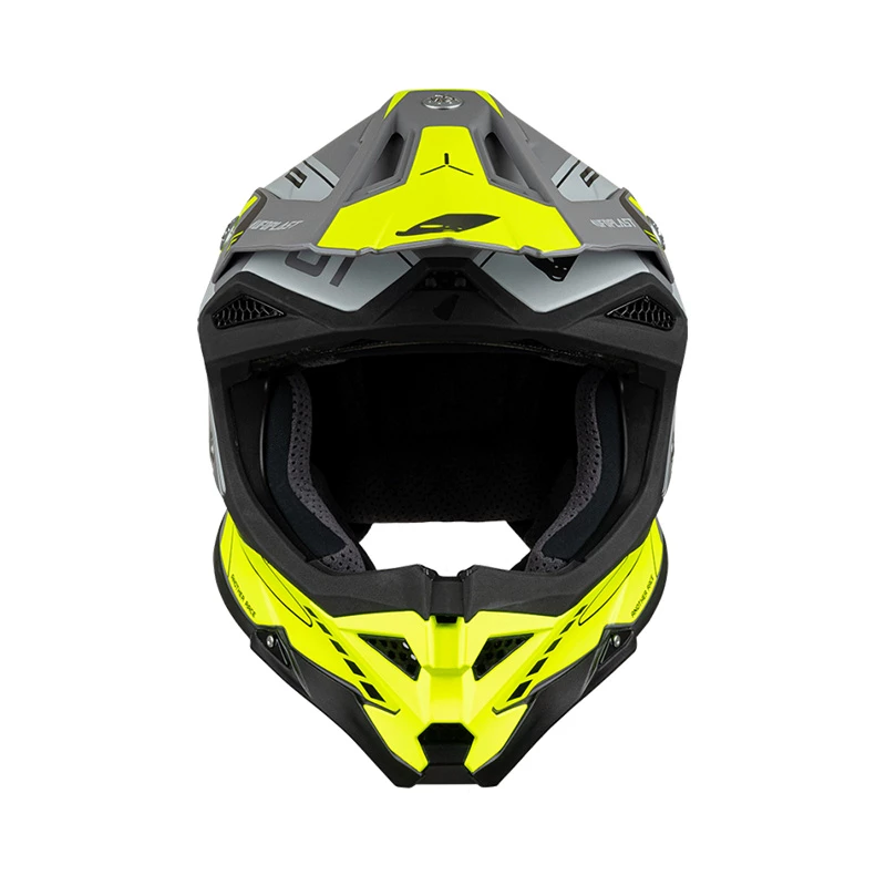 Best Sale ⭐ Fiber Ufo Diamond Helmet Grey Yellow Fluo 👏 4 Best Sale ⭐ Fiber Ufo Diamond Helmet Grey Yellow Fluo 👏 - Image 4