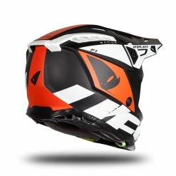 Promo 😀 Fiber Ufo Echus Helmet Black White Orange 🤩 -Ufo plast Shop ufo echus helmet arancio 4