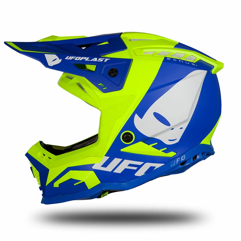 Budget π Fiber Ufo Echus Helmet Blue Yellow π 2 Budget π Fiber Ufo Echus Helmet Blue Yellow π - Image 2