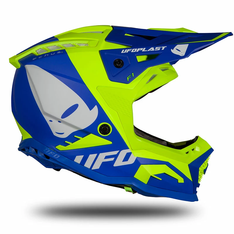 Budget π Fiber Ufo Echus Helmet Blue Yellow π 3 Budget π Fiber Ufo Echus Helmet Blue Yellow π - Image 3