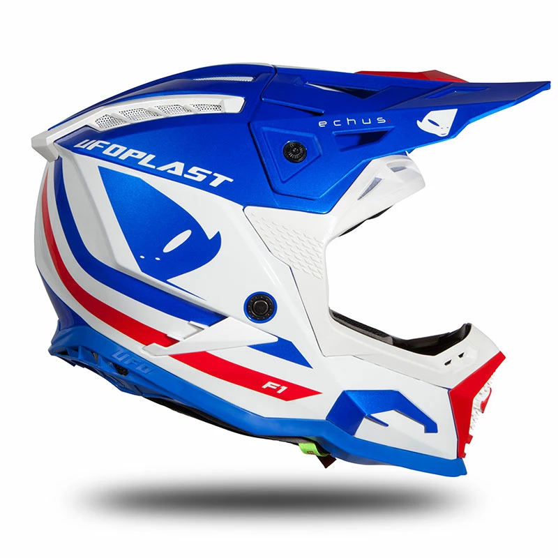 Outlet π₯° Fiber Ufo Echus Helmet Blue Red π 2 Outlet π₯° Fiber Ufo Echus Helmet Blue Red π - Image 2