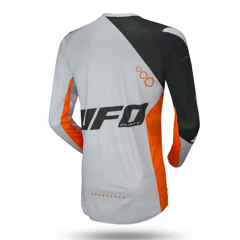 Coupon 🎉 Ufo Frequency Slim Jersey Grey Orange 🤩 2 Coupon 🎉 Ufo Frequency Slim Jersey Grey Orange 🤩 - Image 2