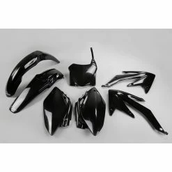 Coupon 💯 Ufo Plastics Kit Honda Crf 450 2008 Black 🎁