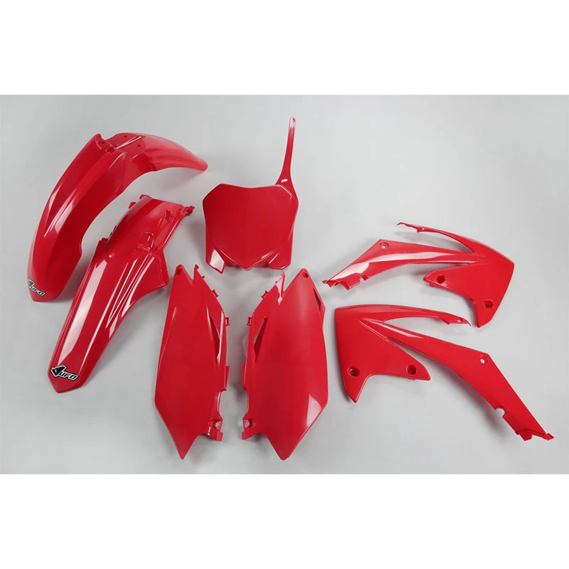 New โจ Ufo Plastics Kit Honda Crf 450 09-10 Red ๐ 1 New โจ Ufo Plastics Kit Honda Crf 450 09-10 Red ๐