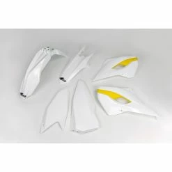 Best Sale 🎉 Ufo Plastic Kits Husqvarna Te 15-16 White Yellow 😀