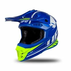 Deals ⌛ Plastic Ufo Intrepid Helmet Blue Neon Yellow ⭐
