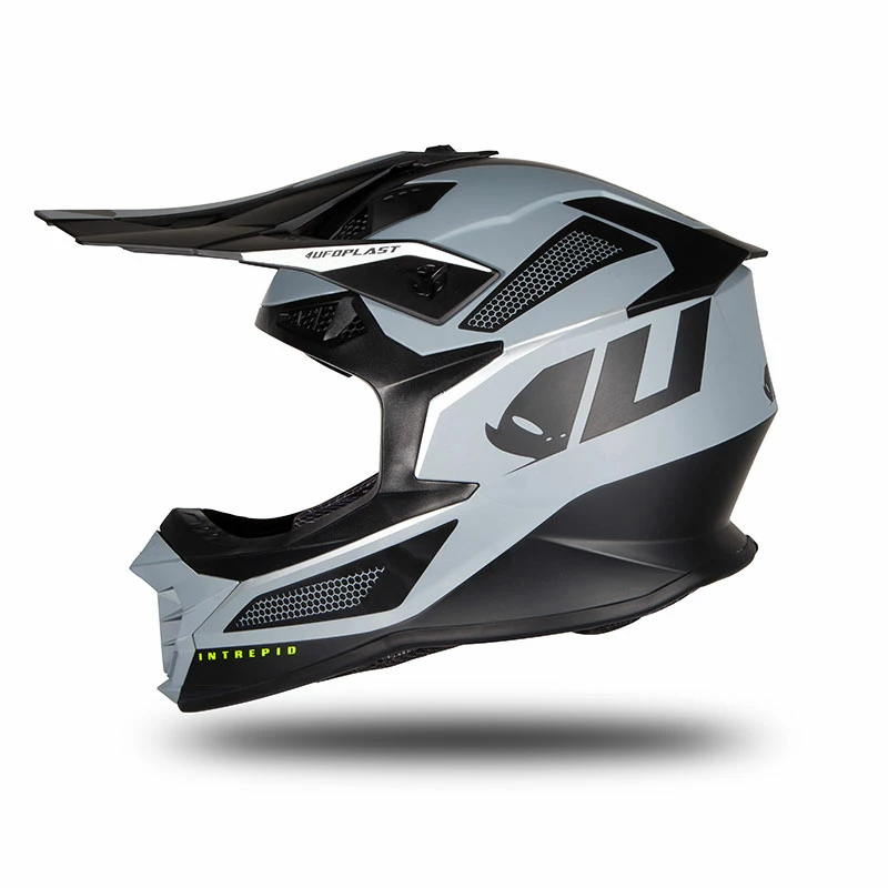 Brand new 😉 Plastic Ufo Intrepid Helmet Black Grey Matt 🌟 2 Brand new 😉 Plastic Ufo Intrepid Helmet Black Grey Matt 🌟 - Image 2