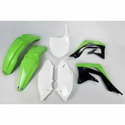 Discount 😉 Ufo Plastics Kit Kawasaki Kxf 450 2012 Oem Replica 😍
