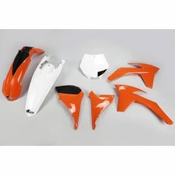 Best Sale 💯 Ufo Plastic Kits Ktm Ktm Sxf 11-12 Orange White 🤩