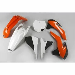 Best Pirce 🔥 Ufo Plastic Kits Ktm Sx-sxf 13-15 Orange White 🔔
