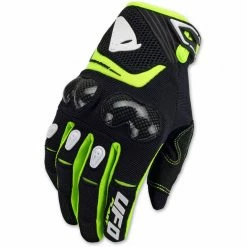 Promo โ Ufo Reason Gloves Black Yellow Fluo ๐