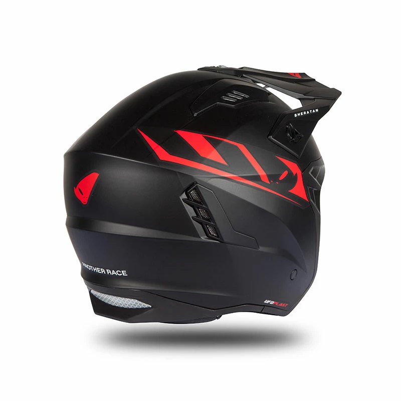 Coupon ✔️ Trial Ufo Sheratan 2206 Helmet Black Red ✔️ 4 Coupon ✔️ Trial Ufo Sheratan 2206 Helmet Black Red ✔️ - Image 4