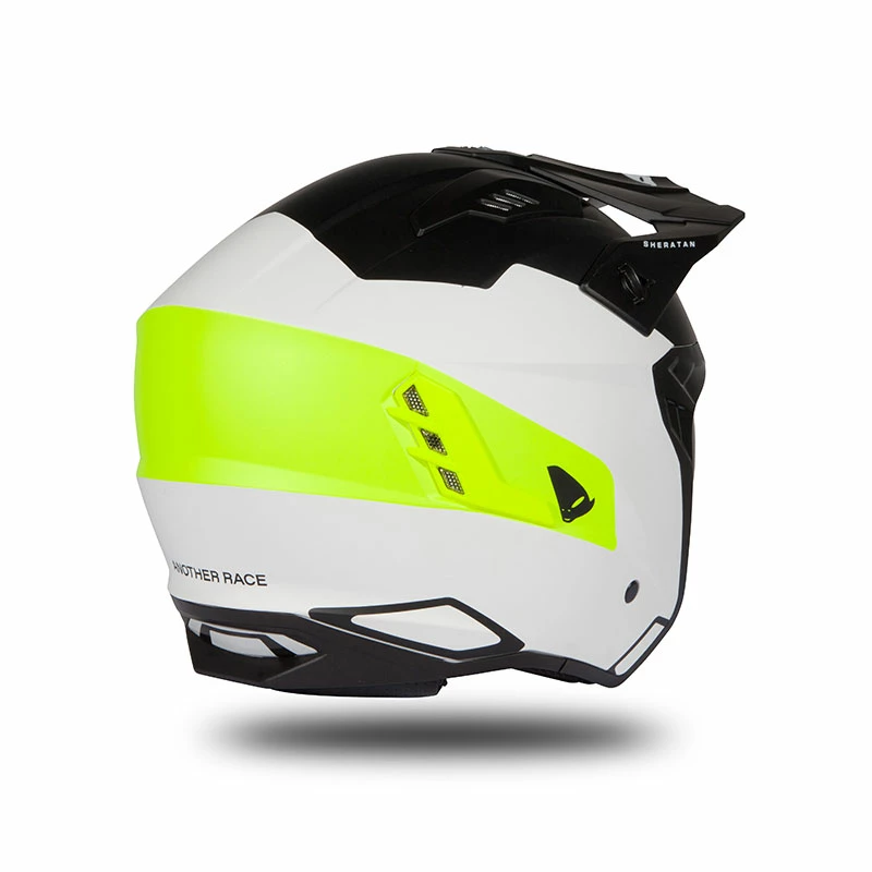 Discount ๐ Trial Ufo Sheratan 2206 Helmet Black White Yellow ๐ 4 Discount ๐ Trial Ufo Sheratan 2206 Helmet Black White Yellow ๐ - Image 4