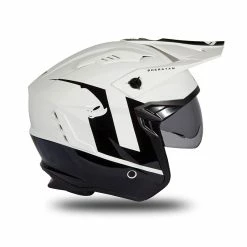 Best reviews of 😉 Trial Ufo Sheratan 2206 Helmet White Black 😍 -Ufo plast Shop ufo sheratan helmet nerobianco 3