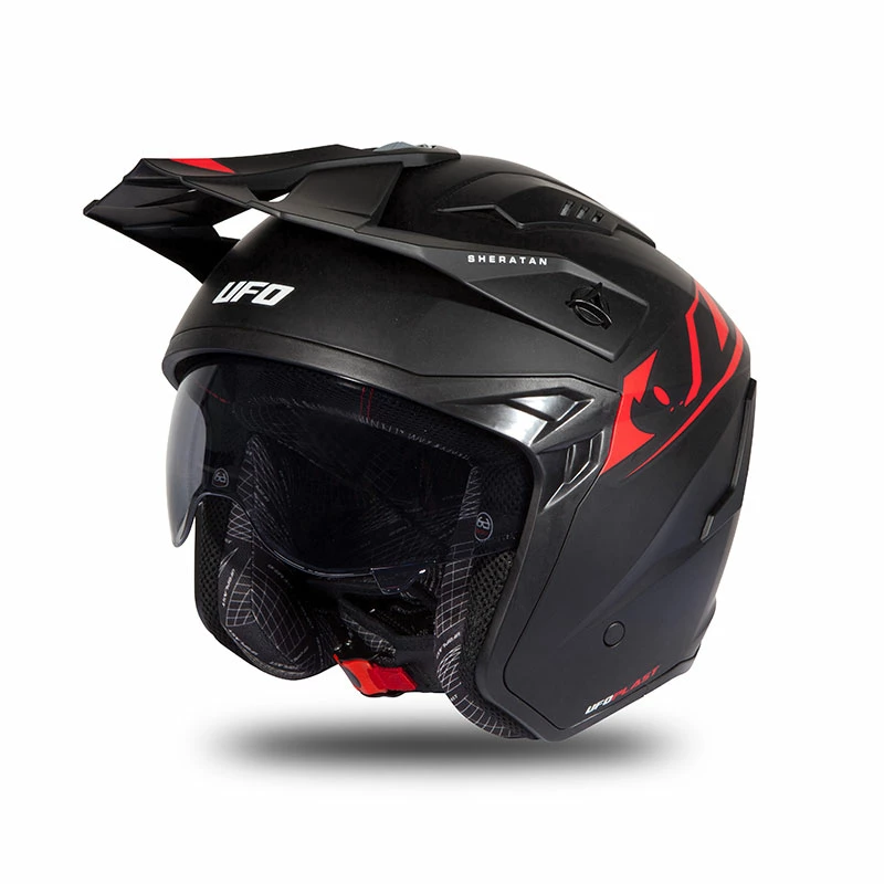 Best deal 🥰 Trial Ufo Sheratan Helmet Black Red 🤩 1 Best deal 🥰 Trial Ufo Sheratan Helmet Black Red 🤩