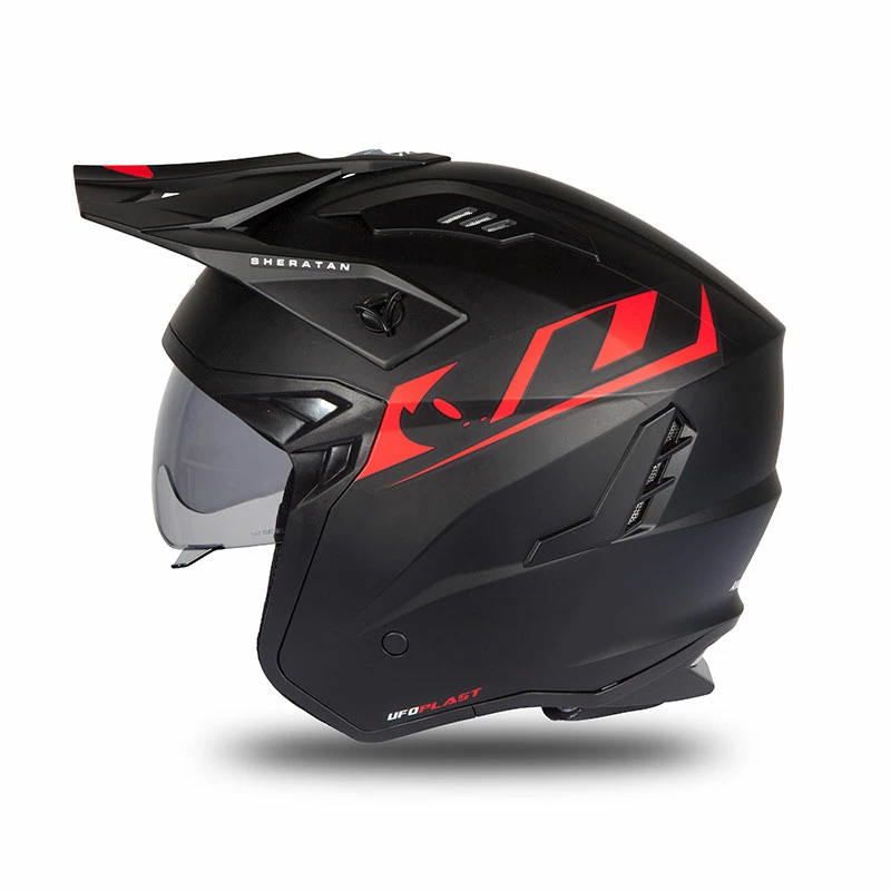 Best deal 🥰 Trial Ufo Sheratan Helmet Black Red 🤩 2 Best deal 🥰 Trial Ufo Sheratan Helmet Black Red 🤩 - Image 2