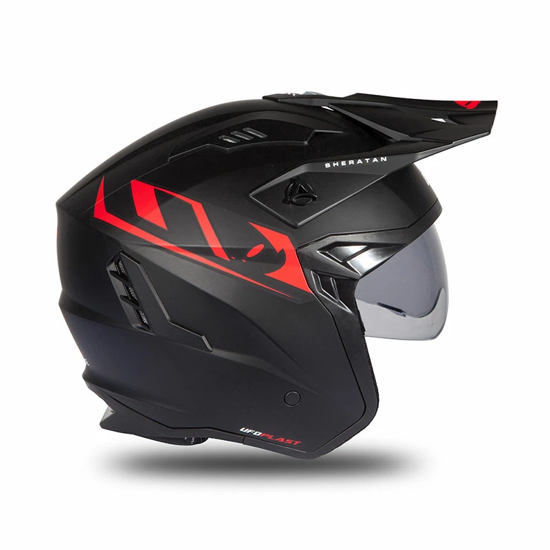 Best deal 🥰 Trial Ufo Sheratan Helmet Black Red 🤩 3 Best deal 🥰 Trial Ufo Sheratan Helmet Black Red 🤩 - Image 3